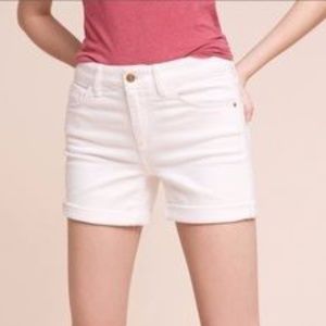 Anthropologie white shorts sz 31
